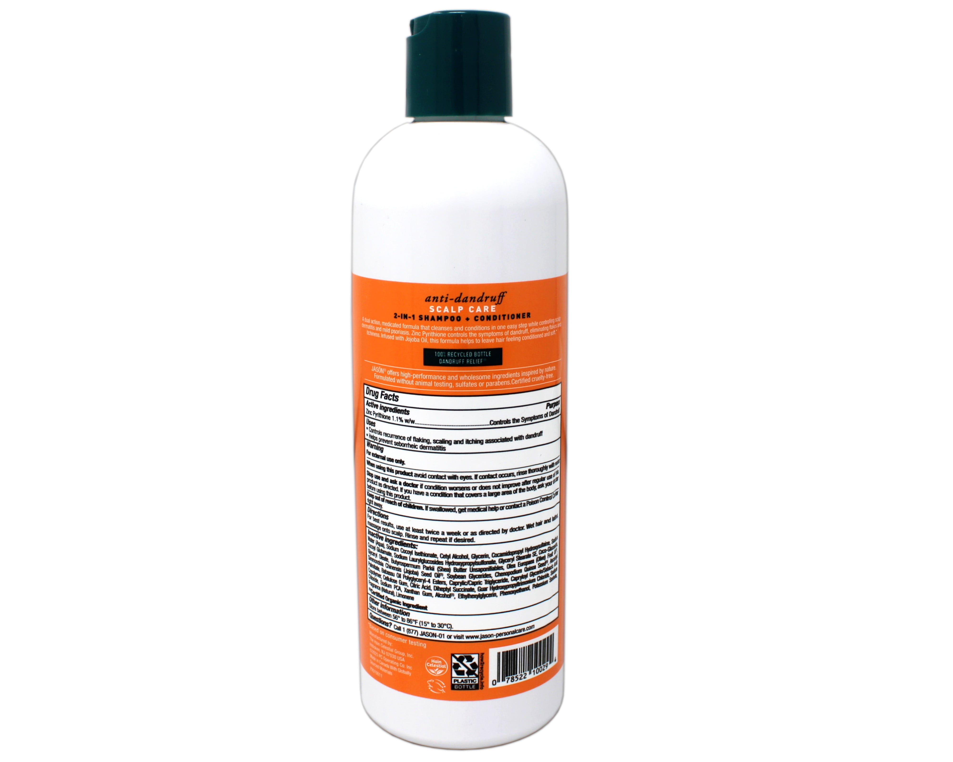 Jason Dandruff Relief Treatment, Medicated 2 in 1 Natural Everyday