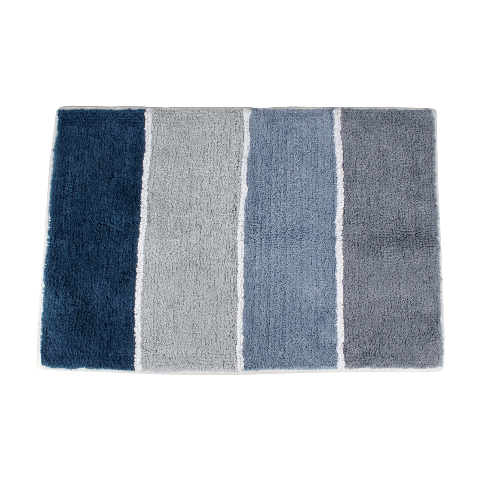 SKL Home Cubes Bath Rug, Blue, 20" x 30"