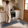 thumbnail image 5 of Diatomaceous Earth Absorbent Mat, 2 Pack Water and Oil Absorbing Quick Dry Non Slip Kitchen Bathroom Entryway Rug, Multicolor, 16x24 and 16x47 Inch, 5 of 7