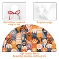 thumbnail image 4 of Lsque Cat Paws Print Christmas Tree Skirt, Tree Skirt with Ties or Velcro, Perfect for Holiday Decorations, Halloween, and New Year-30", 4 of 7