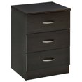 thumbnail image 1 of HOMCOM Table de Chevet, Table de Nuit avec 3 Tiroirs pour Chambre, 1 of 10