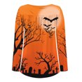 thumbnail image 3 of Ichuanyi Liquidación de mujeres Capasés impresos para mujeres Botones de manga redonda de cuello largo Tops de blusa ICHUANYI WER202308215650, 3 of 4