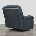 thumbnail image 5 of CHITA Genuine Leather Power Recliner Chairs, Wall Hugger Recliners RV Recliner for Living Room,Navy, 5 of 16