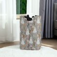 thumbnail image 6 of Yayeee Freestanding Laundry Hamper with Handle Collapsible Large Storage Basket for Clothes, Gray Cartoon Ghost, 6 of 7