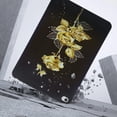 thumbnail image 5 of for iPad Mini 5th Generation 2019 7.9" Floral Pattern Case, Luxury Ultra Slim Flexible Lightweight Anti-Fingerprint Drop Protective Heat Dissipation with Soft TPU Back Cover, Gold Butterfly Rose, 5 of 8