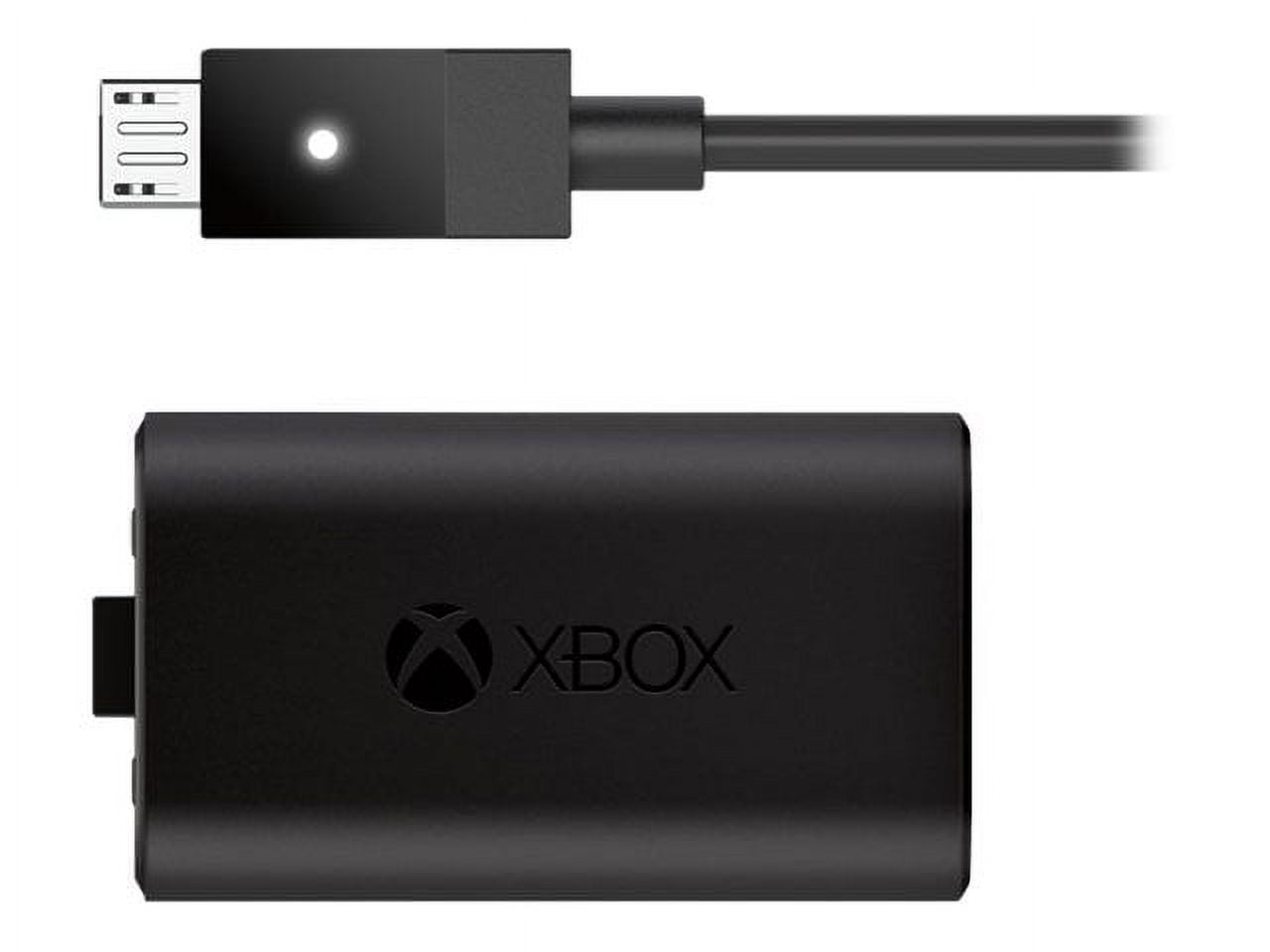 Xbox 360 Play and Charge Kit for Wireless Controller by Microsoft Color  Black 