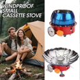 thumbnail image 5 of Windproof Small Cassette Stove Stainless Steel Portable Mini Outdoor, 5 of 5