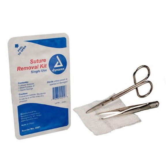 Dynarex Suture Removal Kit - Case of 50