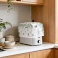 thumbnail image 4 of Sage Green Eucalyptus Coastal Toaster Cover 2 Slice, Beach Conch Jellyfish Dustproof Bakeware Oven Protector with Top Hook, Waterproof Small Kitchen Appliance Toasters Dust Cover, 12"x7.5"x8", 4 of 9