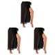 thumbnail image 3 of Qarigey de mujer Faldas de playa de verano transpirables bohemias flexibles largas negras Type1 NO1, 3 of 6