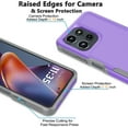 thumbnail image 4 of For Motorola Moto G 5G 2025 Case, 2 in 1 Hard PC Phone Case for Moto G 5G 2025 6.7", Takfox Rubber & Rugged Sturdy Shockproof Full Body Protection Case Cover,Purple, 4 of 12