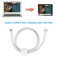 thumbnail image 1 of Cable de carga rápida a Typec a USB C con adaptador de cable de chip para tabletas 100/90/65/45W, 1 of 8