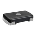 thumbnail image 2 of jinwen Aerobic Exercise Step Adjustable Cardio Fitness Indoor Workout Step Gray, 2 of 9