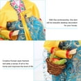 thumbnail image 5 of WRITWAA Korean Traditional Decor Mini Doll Yellow 1Pack, 5 of 8