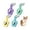 Yellow&Purple&Green&Blue, variant on 4 Pack AirTag Holder with Keychain,Silicone Airtags Case,Anti-Lost Protective Airtag GPS Case for Key,Bag,Pet（purple,green,yellow,blue）