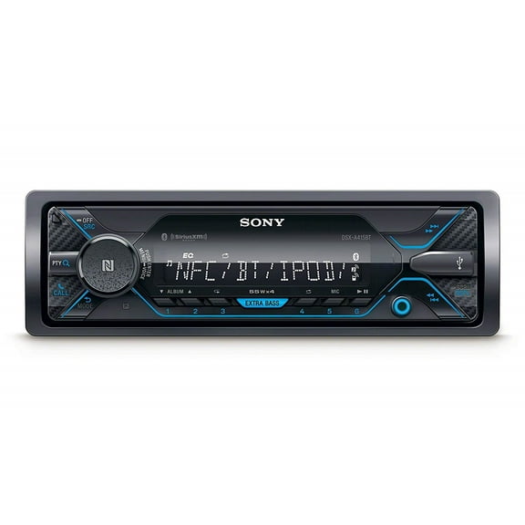 Sony DSX-A415BT Single DIN Bluetooth In-Dash Digital Media Car Stereo Receiver with Front 3.5 & USB Auxiliary Inputs NEW