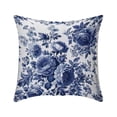 thumbnail image 7 of Ouuluon Pillow Covers Soft Pillow Case, Blue Printed Cushion Case for Living Room Sofa Bedroom Waist Back Support Home Decor, 7 of 7