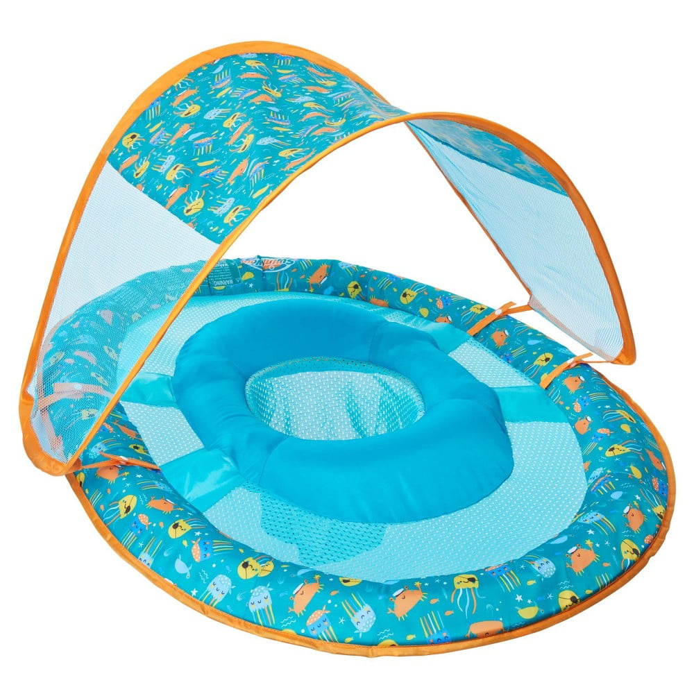 Swimways Sea Life Baby Spring Float Canopy - Teal