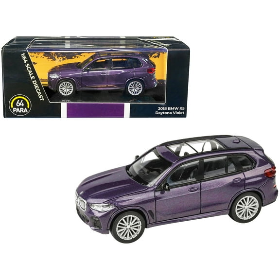 2018 BMW X5 Daytona Violet Metallic with Sunroof 1/64 Diecast Model Car by Paragon Models