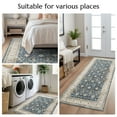 thumbnail image 2 of RUGKING Blue Large Area Rug 6'x9' Super Soft Ultra-Thin Washable Rugs for Bedroom Carpet, 2 of 9