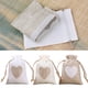 thumbnail image 5 of Advancent Bolsa de arpillera con cordón para regalo, pequeño organizador, pendientes, joyería, colgantes, pulsera, almacenamiento, soporte Almacenamiento y organización del hogar Gris, 5 of 6