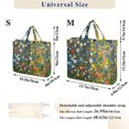 thumbnail image 2 of FORMRS Womens Corduroy Tote Bag Crossbody Shoulder Handbag with Pocket, Green Floral Garden, 2 of 7