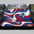 thumbnail image 3 of Psesaysky 4th of July Car Back Seat Covers for Auto Interior Automotive, Retro Patriotic Star 2 Pack Car Rear Seat Protectors Protects Against Dirt Easy to Install, 3 of 4