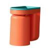 Soporte para cepillo de dientes Soporte de pasta de dientes adhesivo para montaje en pared para ducha (naranja) Tmvgtek Libre de BPA