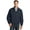 Dark Navy/ Dark Navy, variant on Port Authority J753 Mens Classic Poplin Jacket, Dark Navy & Dark Navy - Extra Small