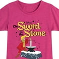 thumbnail image 3 of Disney - The Sword And The Stone - Original Logo - Toddler & Youth Girls Short Sleeve Graphic T-Shirt, 3 of 5