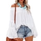 thumbnail image 2 of Tops de moda para mujer, blusa acampanada de manga larga Top de manga larga acampanada para mujer Blusa encantadora probada y confiable, 2 of 6