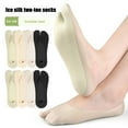 thumbnail image 5 of Women Tabi Socks Japanese Style 2 Toe Split Socks No-show Low Cut Boat Sock Invisible Cotton Socks for Flip Flop Sandal, 5 of 8