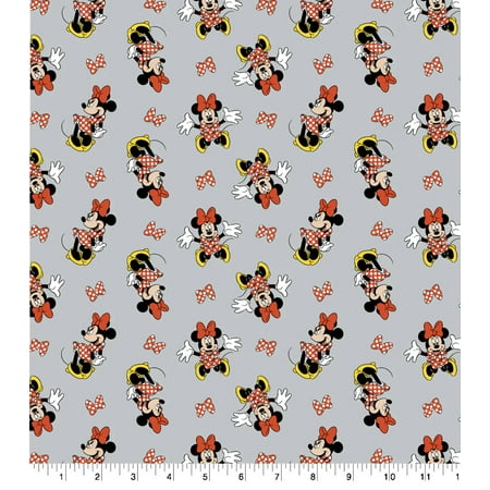 UPC: 0887816366397 | Disney Minnie Polka Dots Fun Cotton Fabric