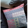 thumbnail image 1 of 20 Rose Teal Patch Coussin d'Intérieur à l'Extérieur, 1 of 2