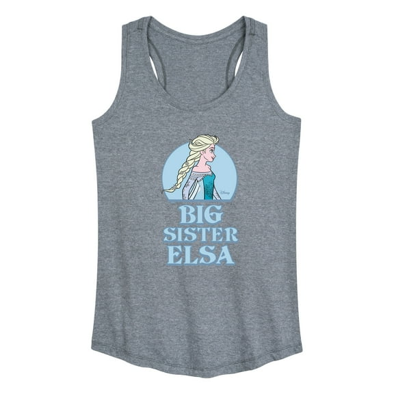Frozen - Winter - Big Sister Elsa - Women's Racerback Tank Top