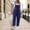 Dark Blue, variant on Generic Women Long Casual Loose Bib Pants Overalls Baggy Rompers Jumpsuits with Pockets