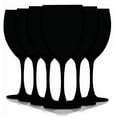 thumbnail image 2 of TableTop King 10 oz Wine Glasses, Stemmed Style, Nuance Full Accent, Black, Set of 6, 2 of 2