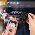 thumbnail image 2 of Crossbody Wallet Women Case for Samsung A32 5G,[RFID Blocking] Credit Card Holder with Should Strap,Premium PU Leather Purse Metal Buckle Folio Flip Cover for Samsung Galaxy A32 5G, Rosegold, 2 of 8