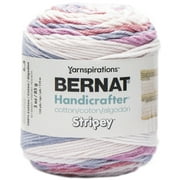 Bernat Handicrafter Cotton Stripey Yarn-Beach House