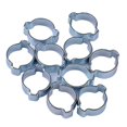 thumbnail image 4 of relayinert DOUBLE EAR CLIPS ,O CLAMP ,ZINC ,10 PACK PLATED STEEL 28 to 31mm 1Set, 4 of 6