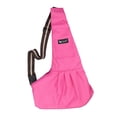 thumbnail image 2 of Mascota Cachorro Bolso de un hombro Portador Tote Rose Red M Zulema Bolsa de cachorro de perro, 2 of 8