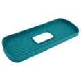 thumbnail image 2 of MYG Silicone Drain Pad Faucet Drying Mat Dispenser Tray for Kitchen Bathroom Toilet, Waterproof Slip-Resistant Countertop Organizer, 13.7x5.9 Inch Large Storage Space, 2 of 10