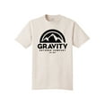 thumbnail image 1 of Gravity Outdoor Co. Tri-Blend Crewneck T-Shirt - Black Logo - Natural Heather - S, 1 of 1