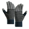 thumbnail image 1 of Women Winter Screen Gloves Warm Knit Gloves Elastic Cuff Winter Texting Gloves, 1 of 3