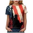thumbnail image 4 of CAICJ98 250Th Anniversary USA Shirt Womens 1776-2026 250Th Anniversary American Flag Womens Shirts (Red,XXL), 4 of 8