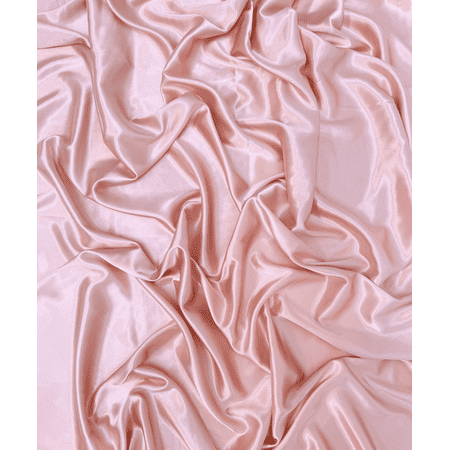 Silky Stretch Satin Fabric by Yard 60 Inch Wide – Charmeuse Satin Fabric for Gowns Weddings Decor Table Sheets DIY Crafts Sewing (Blush 5 Yard) Silky Stretch Satin Fabric by Yard 60 Inch Wide – Charmeuse Satin Fabric for Gowns Weddings Decor Table Sheets DIY Crafts Sewing (Blush 5 Yard)