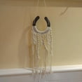 thumbnail image 4 of Colgante de pared de macramé Dielianyi, blanco ecuestre, hecho a mano, 4 of 5