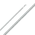 thumbnail image 1 of Dimaya Fine Jewelry 14K White Gold 4-mm Regular Concave Cuban Chain Bracelet, 1 of 3