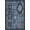 Blue, Pattern 7, variant on ODIKA 4'x6' Ivory Floral Medallion Pattern Washable Area Rug Elegant Vintage Motif with Ornate Border Pet Friendly, Non-Shedding for Bedroom, Reading Nook