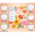 thumbnail image 3 of See It Bigger Undated New Parent Planner -12-Month Monthly/Weekly Baby Tracker- 9.25" x 11.25"- Floral Design- Large Print, Dual Spiral Bound Organizer for Feedings, Diapers, Naps, Milestones & More, 3 of 4